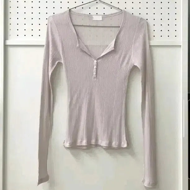 [BUNJANG] Hevib Loha Snap T Light Pink / 헤비브 Loha snap T 로하 스냅티 연핑크
