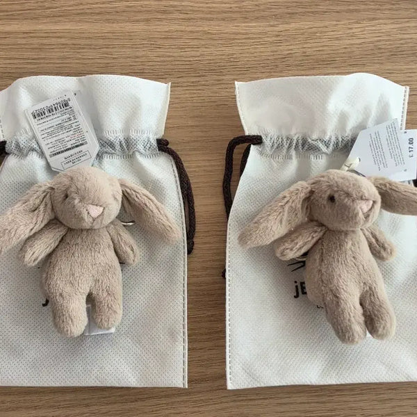 [BUNJANG] Jellycat Rabbit Charm Beige / 젤리캣 토끼 키링 베이지 (새상품, 개당가격)