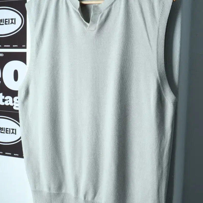 [BUNJANG] 8seconds Knit Vest Grey Plain Normcore / (XL) 에잇세컨즈 니트 조끼 그레이 무지 놈코어-H39722