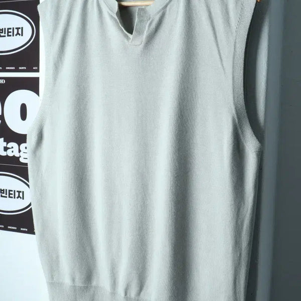 [BUNJANG] 8seconds Knit Vest Grey Plain Normcore / (XL) 에잇세컨즈 니트 조끼 그레이 무지 놈코어-H39722
