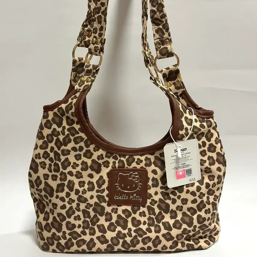 [BUNJANG] Hello Kitty Leopard Shoulder Bag / 헬로키티 레오파드 숄더백