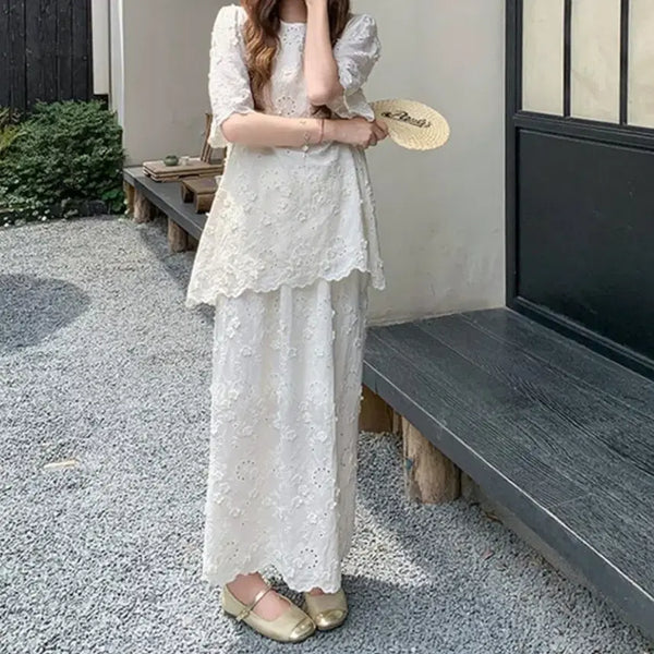 [BUNJANG] Evnil Two-Piece Set (Size L, fits 44-55) / 에브닐 투피스-L(44~55)