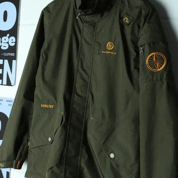[BUNJANG] Beanpole Zip-Up Windbreaker Gore-Tex Jacket Olive / (M-L) 빈폴 집업 바람막이 점퍼자켓 고어텍스 올리브-H39546