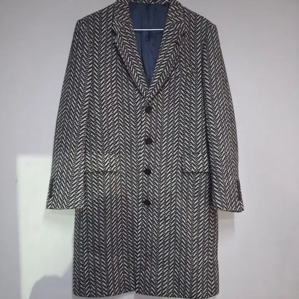 [BUNJANG] Paul Smith Check Pattern Coat Size 55 / 폴스미스 체크 무늬 코트(55)