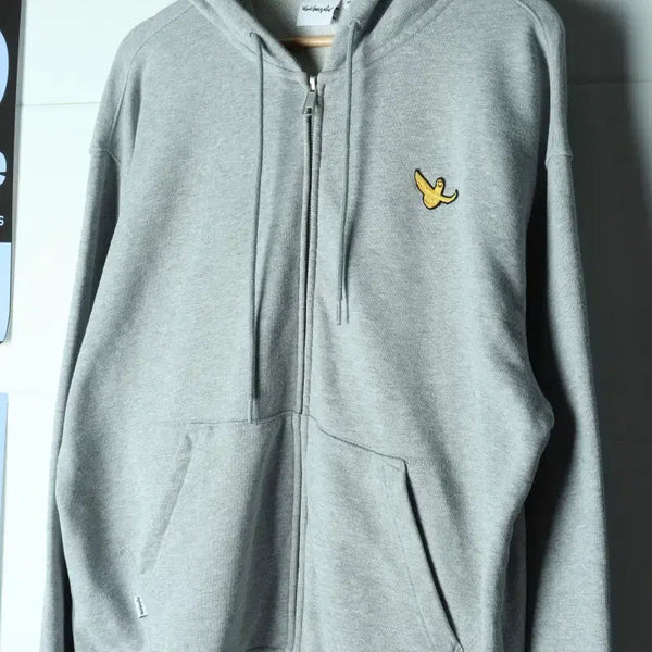 [BUNJANG] Mark Gonzales Zip-Up Windbreaker Jacket Grey / (M-XL) 마크곤잘레스 집업 바람막이 점퍼자켓 그레이-H39567
