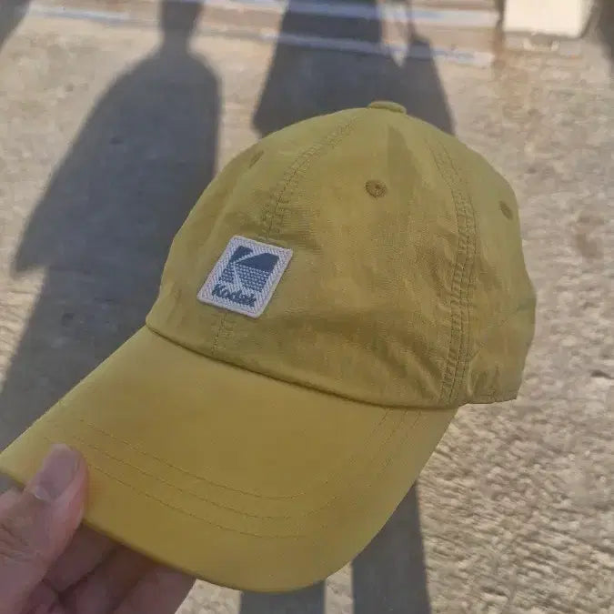 [BUNJANG] Kodak Nylon Yellow Ball Cap (58cm L) / 코닥 볼캡 옐로우 (58cm L 나일론)