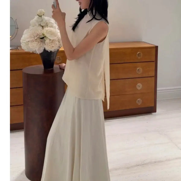 [BUNJANG] sie Sienne Tie Blouse Shell Cream S / sie 시에 센느 백 타이 블라우스 s 쉘 크림