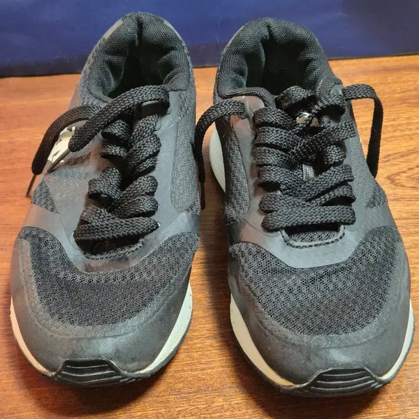 [BUNJANG] Descente Black Sneakers / 데쌍트블랙 운동화