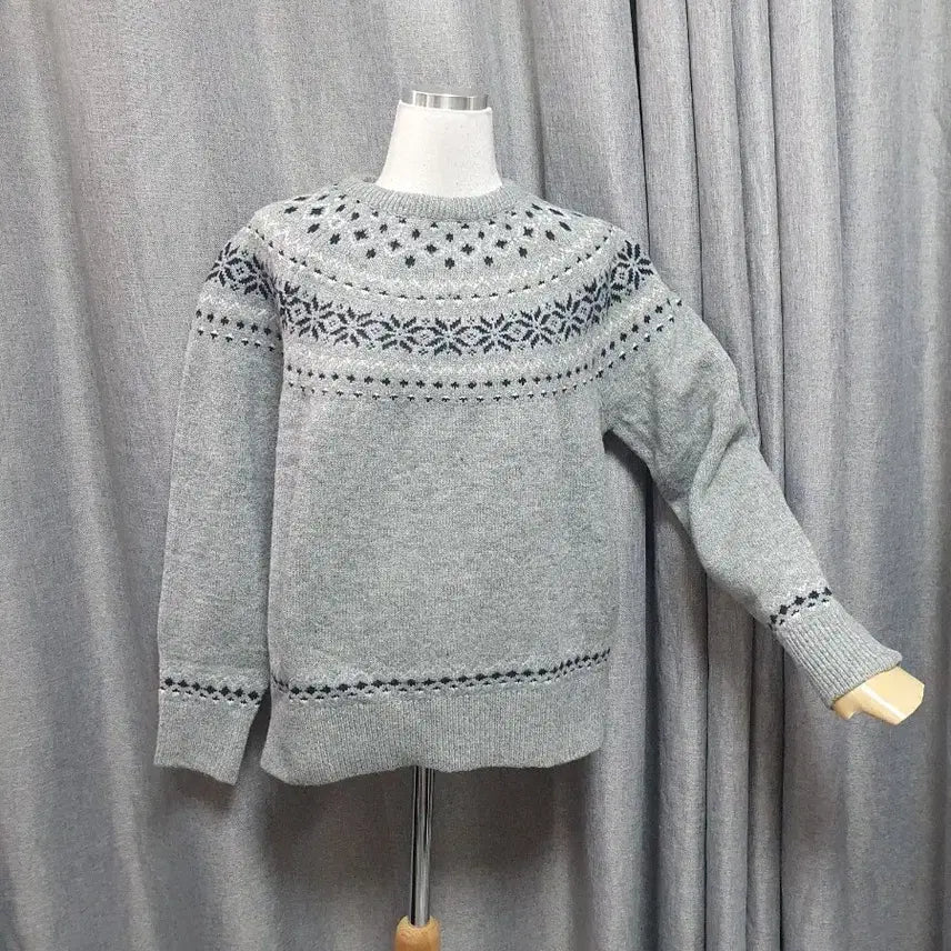 [BUNJANG] Nordic Cozy Knit Sweater / 노르딕 포근 니트