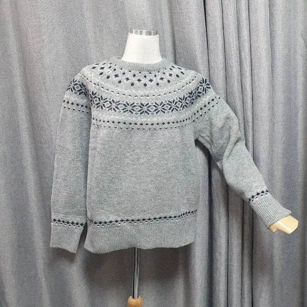 [BUNJANG] Nordic Cozy Knit Sweater / 노르딕 포근 니트