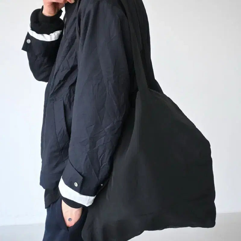 [BUNJANG] Haapsikode Paper Jacket Black / 하프시코드 페이퍼 자켓