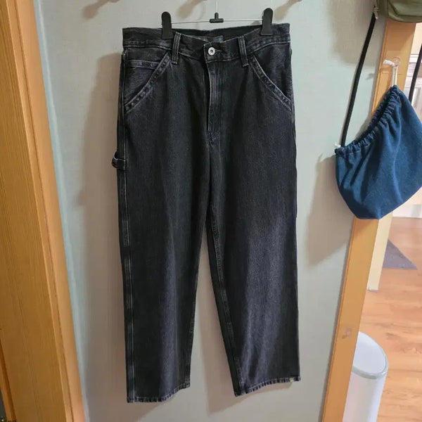 [BUNJANG] Levi's SilverTab Baggy Carpenter Jeans Black / 칸예착 리바이스 실버탭 배기 카펜터 진 블랙