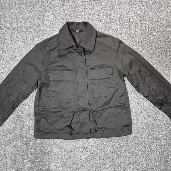 [BUNJANG] Uniqlo C Cotton Blend Drawstring Jacket (Size S) / 유니클로C 여성 코튼블렌드 드로스트링자켓 S