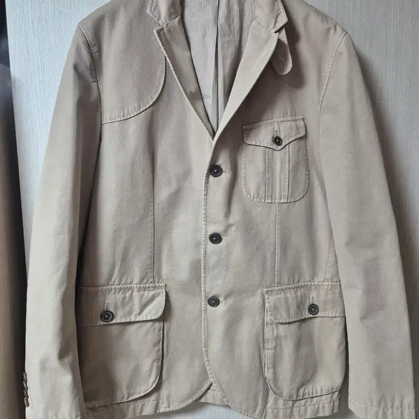[BUNJANG] Massimo Dutti Cotton American Casual Blazer Jacket / (정품) 마시모두띠 코튼 아메카지 블레이저 자켓 라지