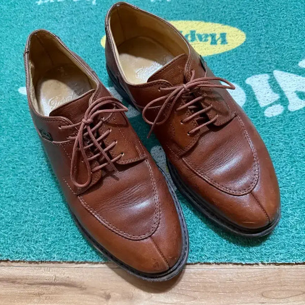 [BUNJANG] Paraboot Avignon Brown Leather Shoes / 파라부트 아비뇽 브라운