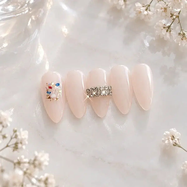 [BUNJANG] Flake Handmade Nail Tips / 플레이크 수제네일팁