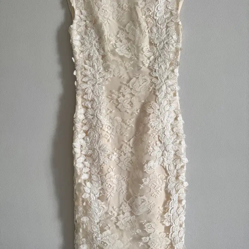 [BUNJANG] Michaa Floral Lace Dress / 미샤(michaa) 플로럴 레이스 드레스