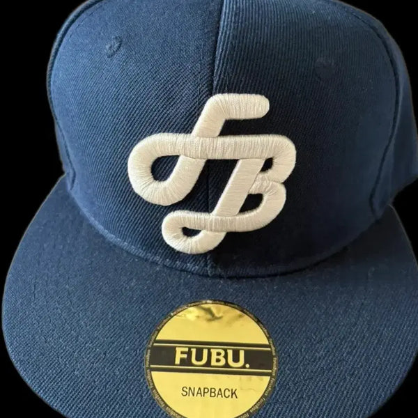 [BUNJANG] Fubu Old School Snapback Hat / Fubu 후부 올드스쿨 스냅백 네이비 모자 캡