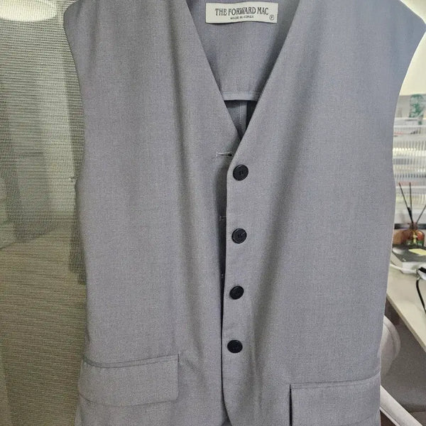 [BUNJANG] The Forward Mac Vest Grey / 더 포워드 맥 조끼 그레이