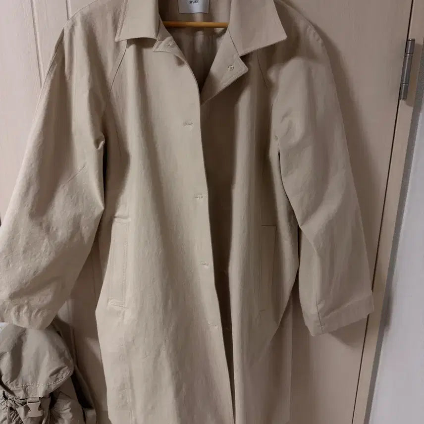 [BUNJANG] Beige Trench Single Jacket / 트렌치싱글자켓