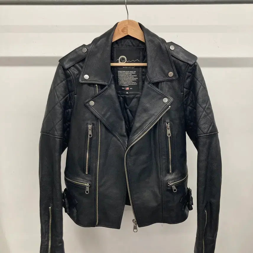 [BUNJANG] Penfield Goat Leather Single Rider Jacket / 펜필드 염소가죽 싱글 라이더 자켓 레더자켓 가죽자켓 95
