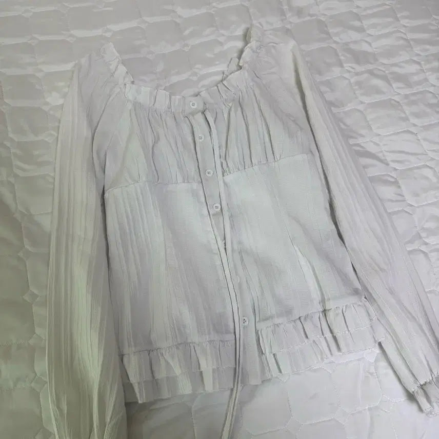 [BUNJANG] Off-Shoulder Blouse / 오프숄더 블라우스 블라우스