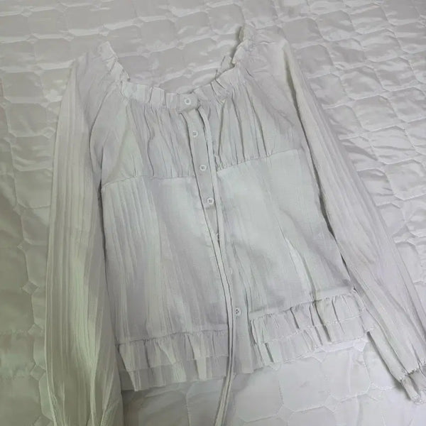 [BUNJANG] Off-Shoulder Blouse / 오프숄더 블라우스 블라우스