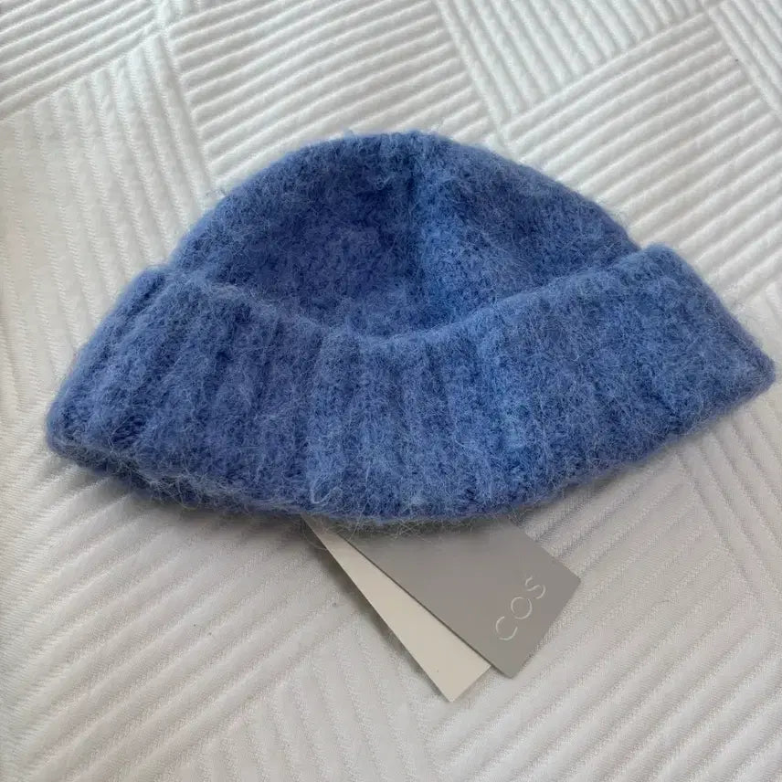 [BUNJANG] COS Blue Grey Beanie / [COS] 코스 블루 그레이 비니