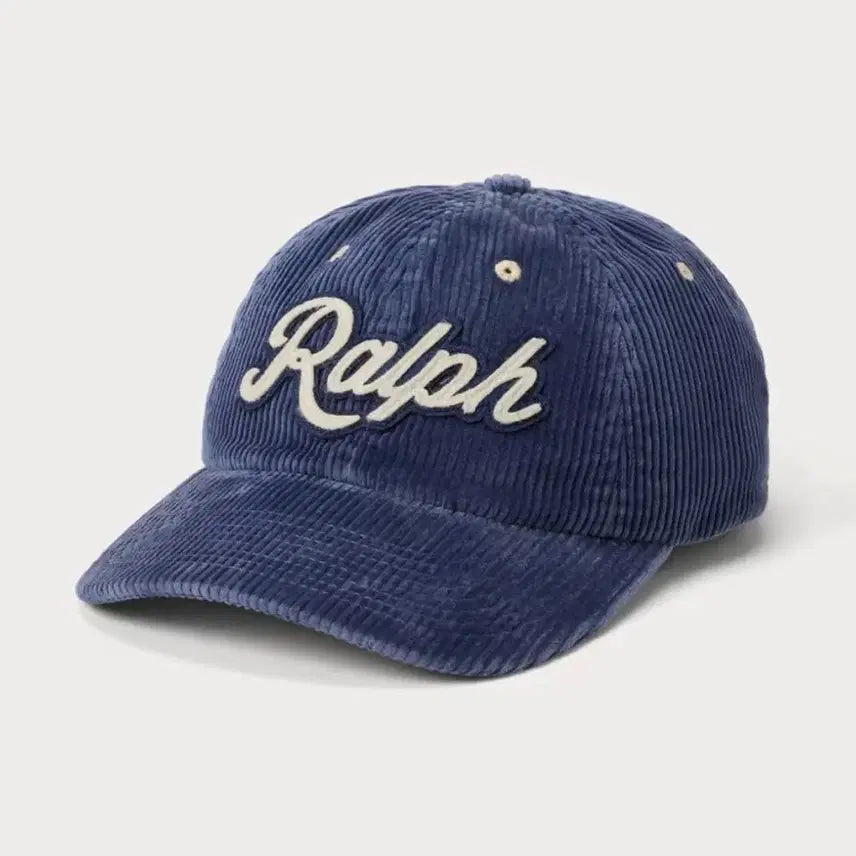 [BUNJANG] Polo Ralph Lauren Corduroy Cap Navy / 폴로 랄프로렌 아플리케 랄프 코듀로이 캡 네이비