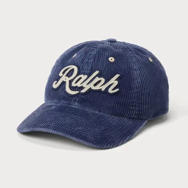 [BUNJANG] Polo Ralph Lauren Corduroy Cap Navy / 폴로 랄프로렌 아플리케 랄프 코듀로이 캡 네이비