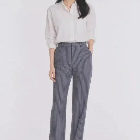 [BUNJANG] Theory Stripe Viscose Pants / 여26-27/띠어리 스트라이프 비스코스 팬츠