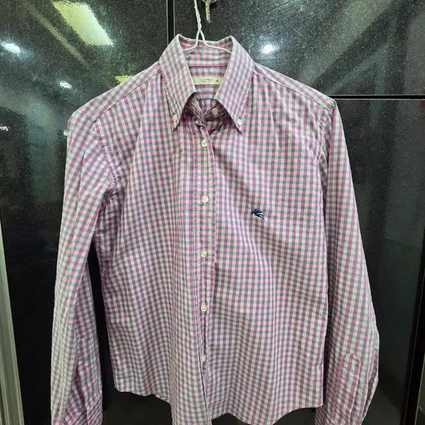 [BUNJANG] Etro Women's Check Pattern Shirt / 에뜨로여성셔츠