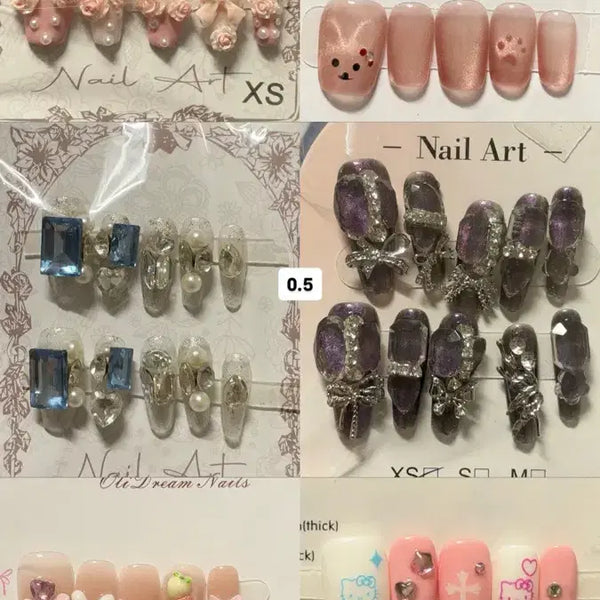 [BUNJANG] Handmade Nail Tips XS Size / 수제네일팁 XS