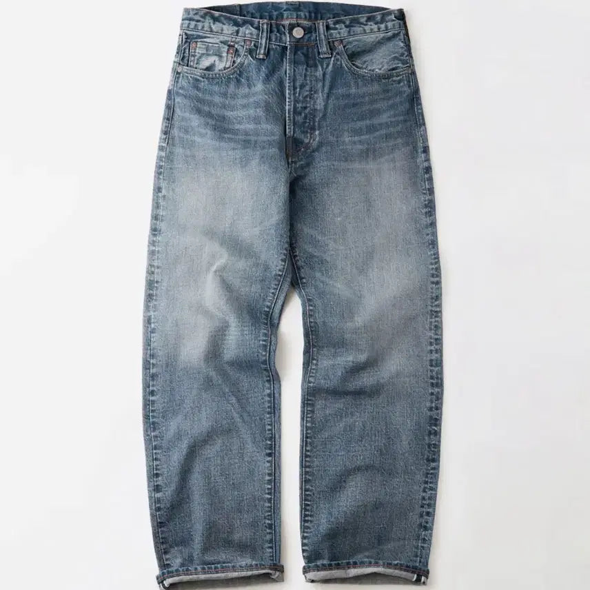 [BUNJANG] Outstanding 40S Selvedge Straight Pants L Blue / 아웃스탠딩 40S SELVEDGE STRAIGHT PANTS_L.BLUE 팝니다