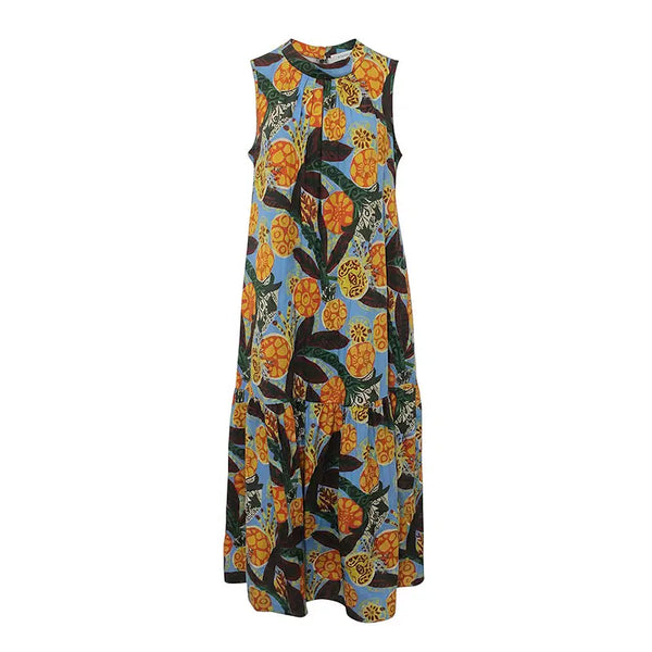 [BUNJANG] Max Mara Intrend Multicolor Print Dress / 막스마라 인트렌드 멀티컬러 프린트 원피스 66