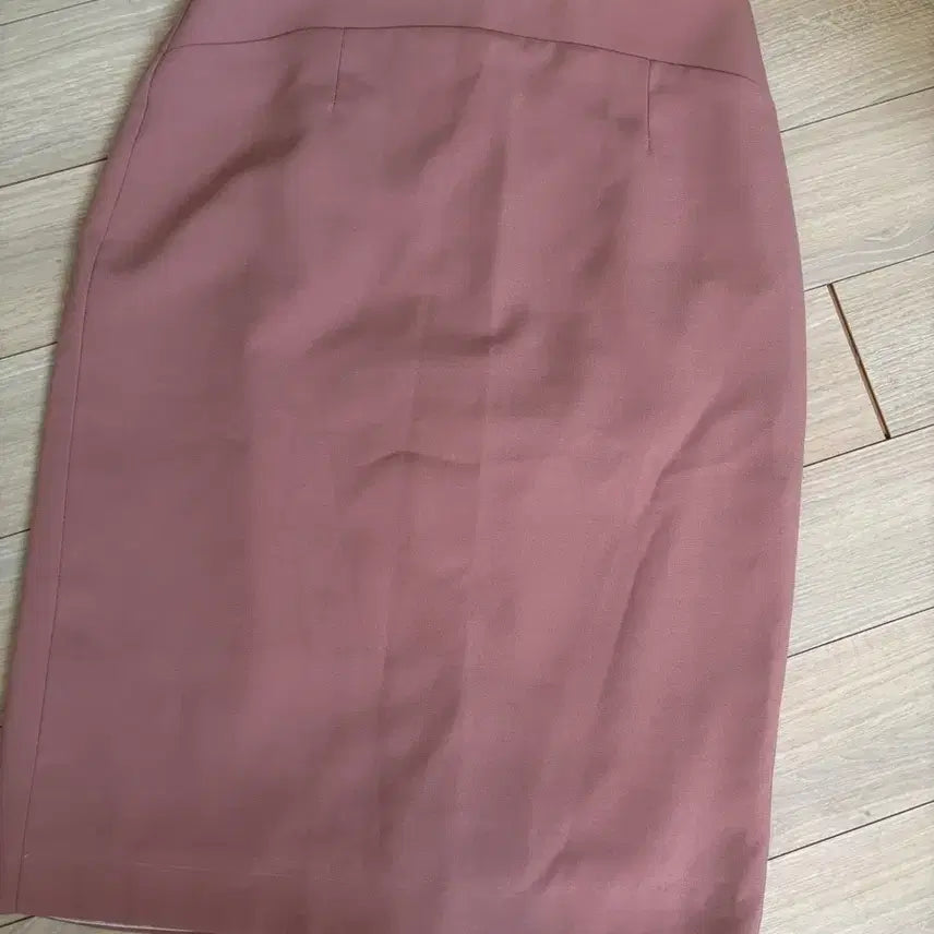 [BUNJANG] Rose Pink Midi Skirt / 로즈 핑크색 미디스커트