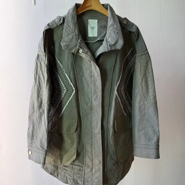 [BUNJANG] Second Floor Embroidered Pattern Jacket / 세컨드플로어 자켓