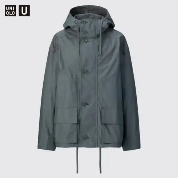 [BUNJANG] Uniqlo U Relaxed Parka Dark Gray L / 유니클로 릴랙스파카 Uniqlo U (다크그레이 L)