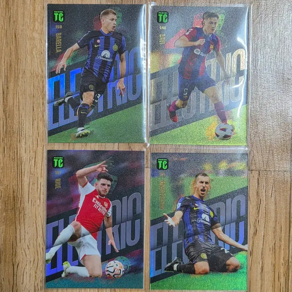 [BUNJANG] Top Class Electric Cards 4-Card Bundle Set (Barella, Gavi, Rice, Mkhitaryan) / 탑클래스 일렉트릭 카드 4장 일괄
