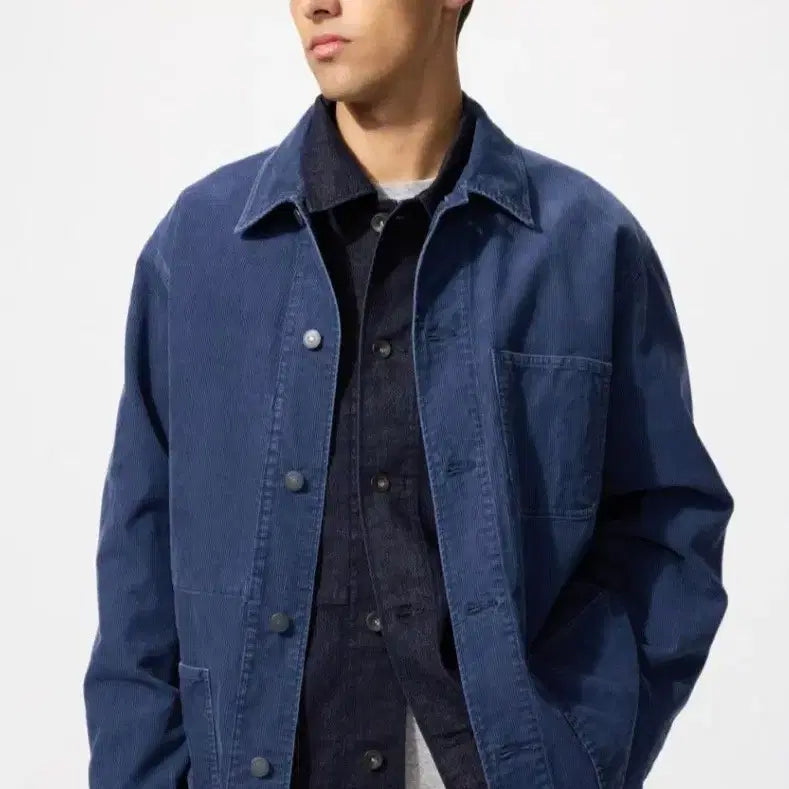 [BUNJANG] Uniqlo Corduroy Work Jacket / 유니클로 코듀로이 워크 자켓