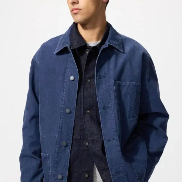 [BUNJANG] Uniqlo Corduroy Work Jacket / 유니클로 코듀로이 워크 자켓