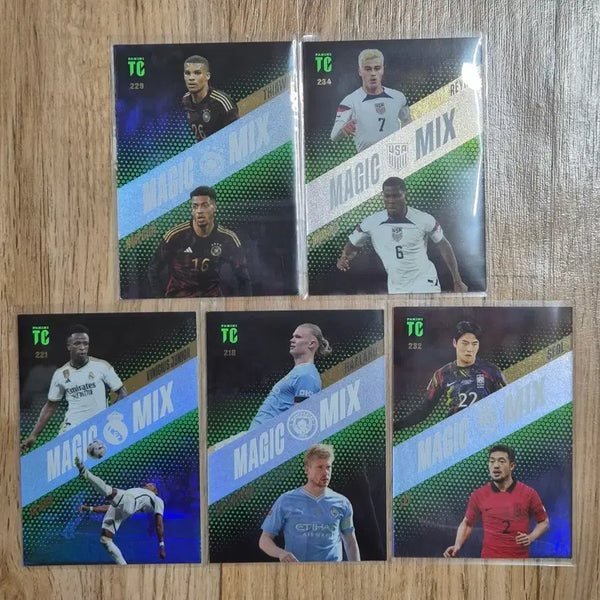 [BUNJANG] Top Class Magic Mix Soccer Cards Bundle Set (5 Cards) / 탑클래스 매직믹스 축구 카드 5장 일괄