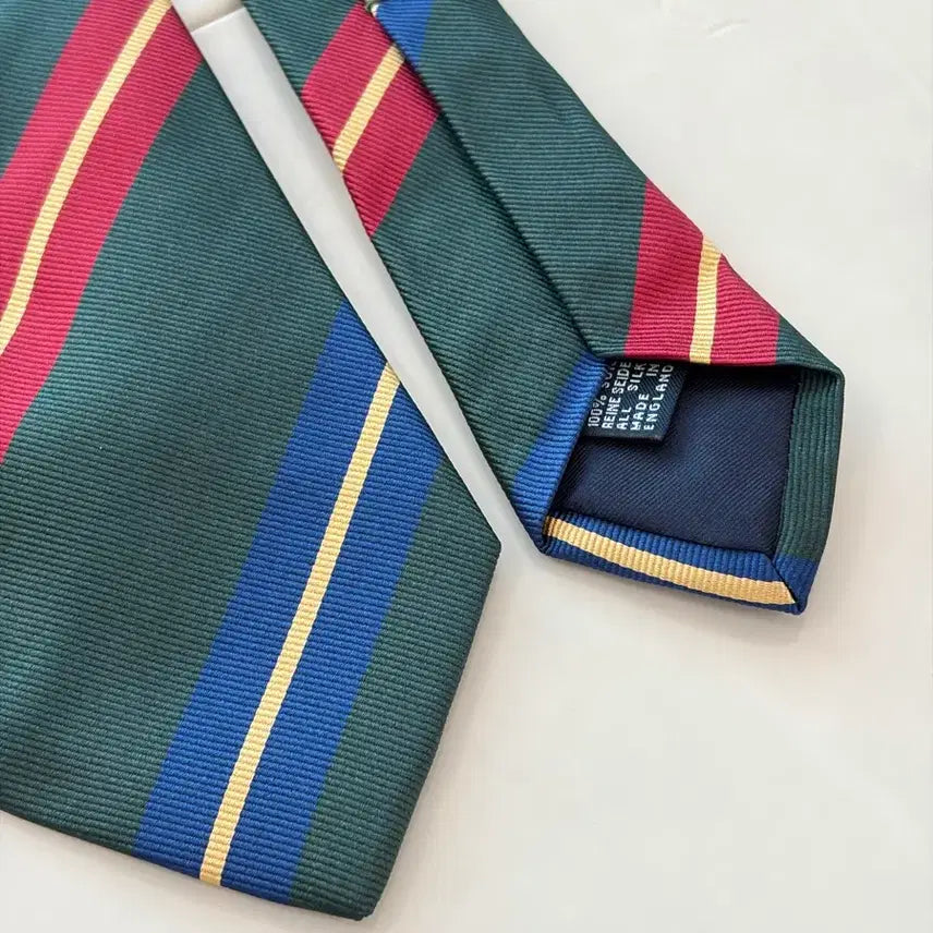 [BUNJANG] Drake's Regimental Stripe Tie / 드레익스 레지멘탈 스트라이프 타이