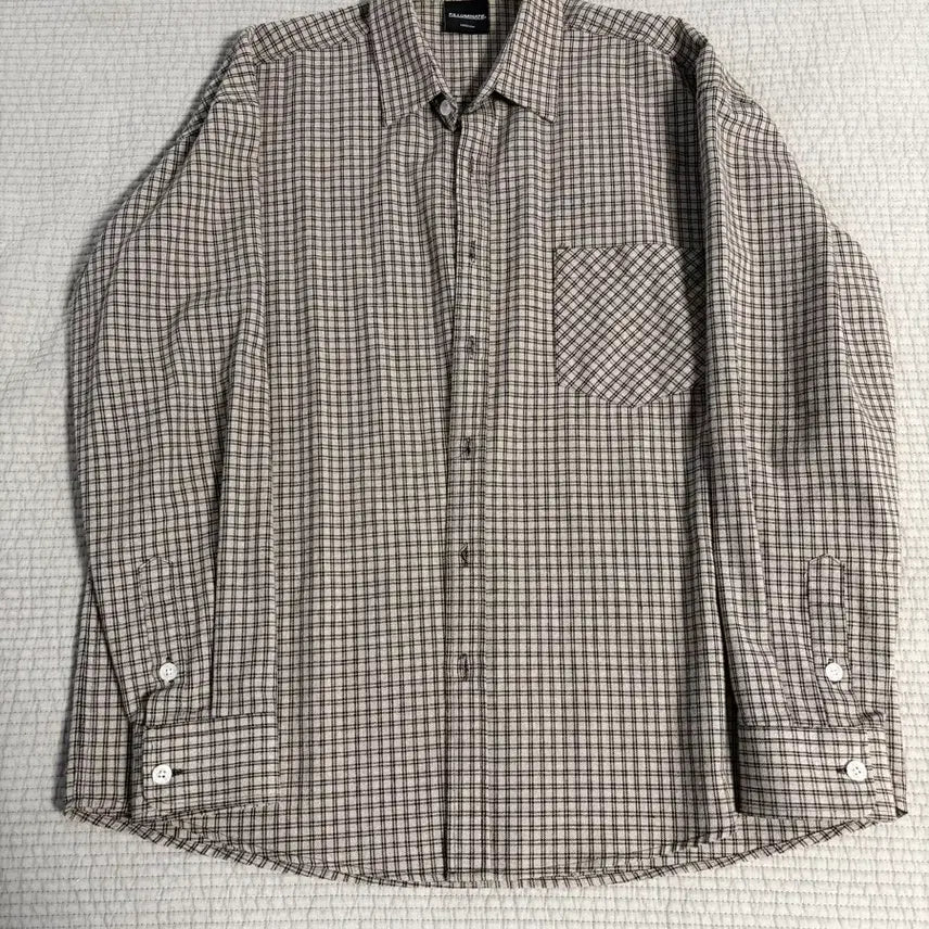 [BUNJANG] Filuminate Checkered Shirt Medium (100) / 필루미네이트 체크 셔츠 M(100)