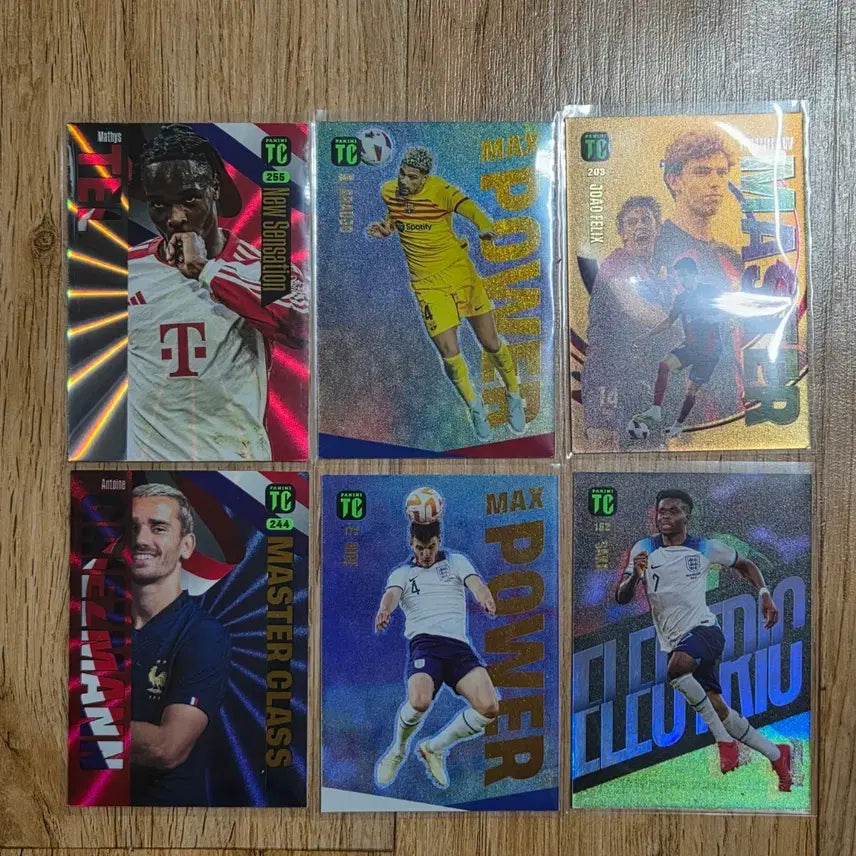[BUNJANG] Top Class Football Cards Bundle Set (6 cards) / 탑클래스 축구 카드 6장 일괄