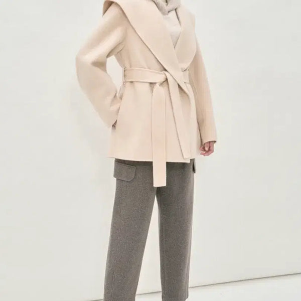 [BUNJANG] Mines 23FW Cashmere Blend Handmade Coat / 한섬 MINE 23FW 마인 캐시미어 블렌드 핸드메이드 코트 (타임 랑방 더캐시미어 sjsj 시스템)