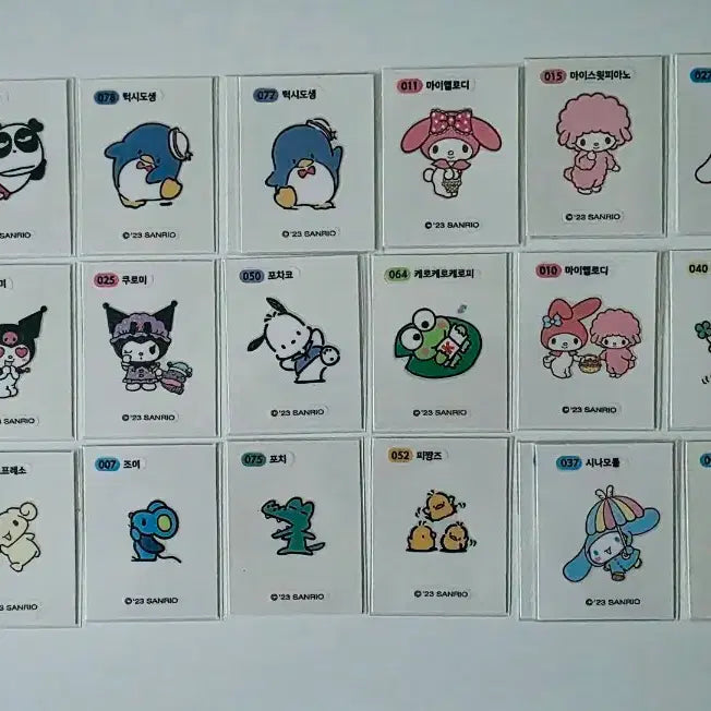 [BUNJANG] Sanrio Sticker Set / 산리오 띠부씰