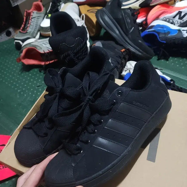 [BUNJANG] Adidas Superstar Reflective Black / 아디다스 슈퍼스타 리플렉티브 블랙 280