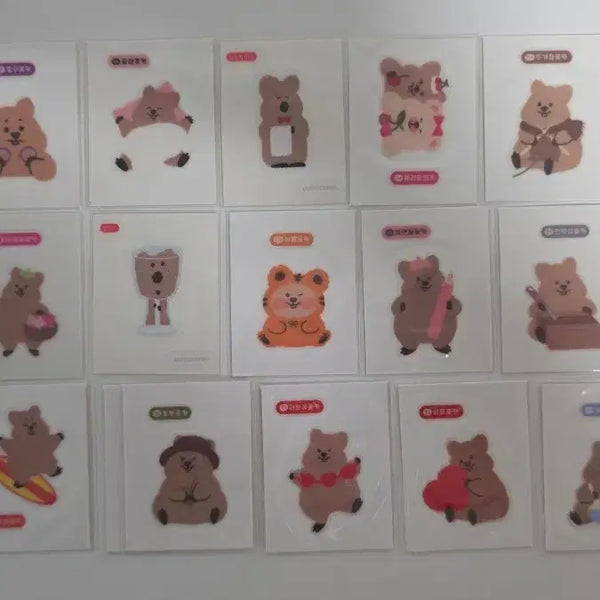 [BUNJANG] Flower Character Sticker Collection / 꽃카 띠부씰