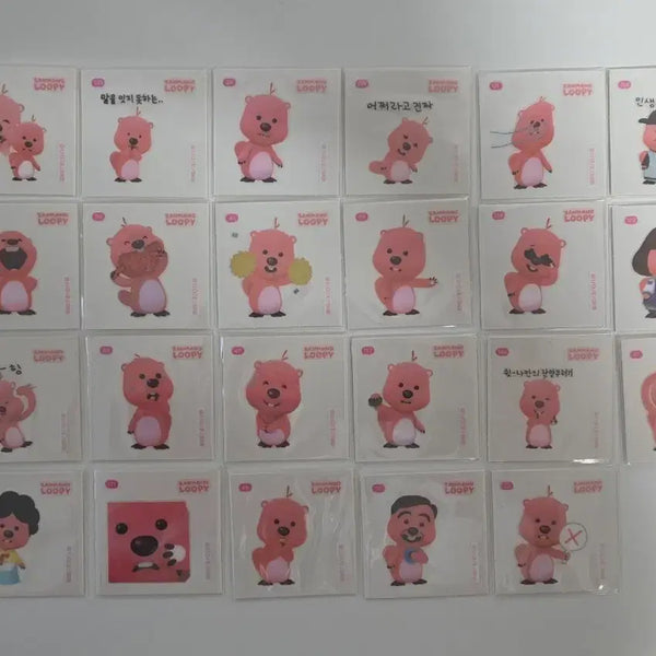 [BUNJANG] Jangmang Loopy Sticker Set / 잔망루피 띠부씰